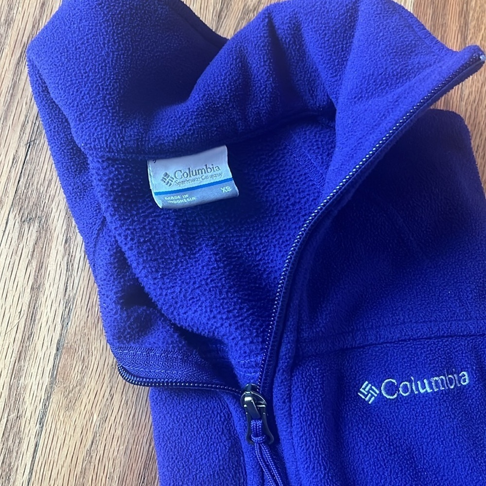 Columbia Purple XS Zipup - Picture 5 of 5